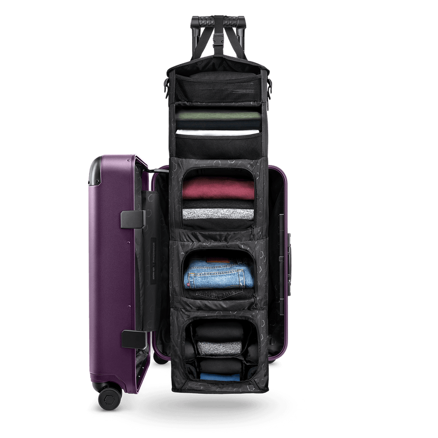 Carry-on Closet - Suitcase With Shelves - Luggage – EU Solgaard Carry-on Closet - Suitcase With Shelves - Luggage – EU Solgaard