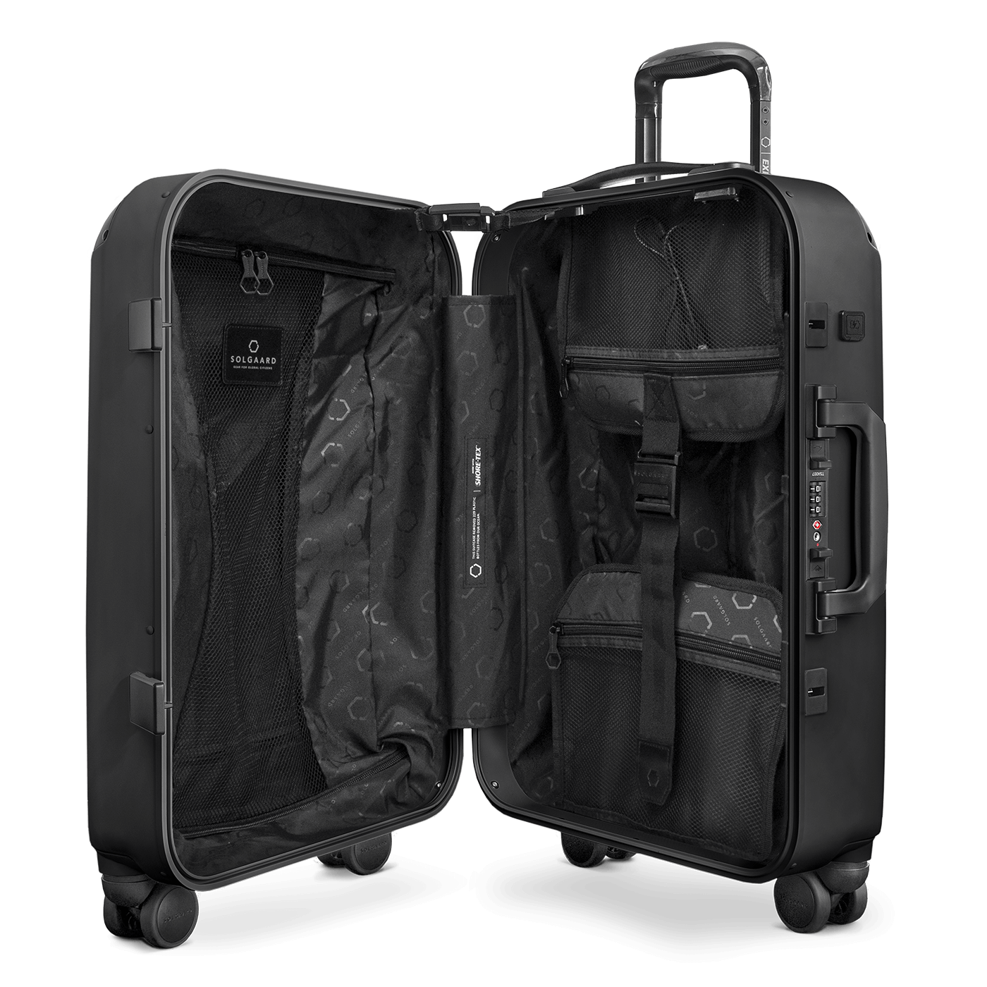 Carry-on Closet - Suitcase With Shelves - Luggage – EU Solgaard Carry-on Closet - Suitcase With Shelves - Luggage – EU Solgaard